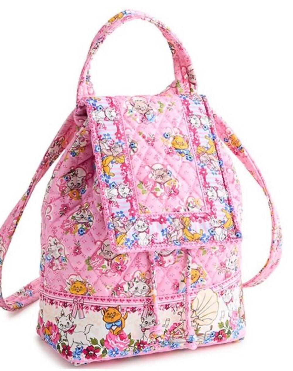 Vera Bradley x Disney The Aristocats the Original Drawstring Backpack - Picture 1 of 14